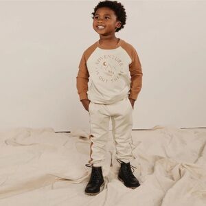 Rylee + Cru Adventure is Out There Raglan Sweatshirt 2T